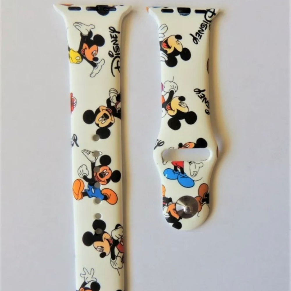 Mickey band Apple Watch 42/44 mm white